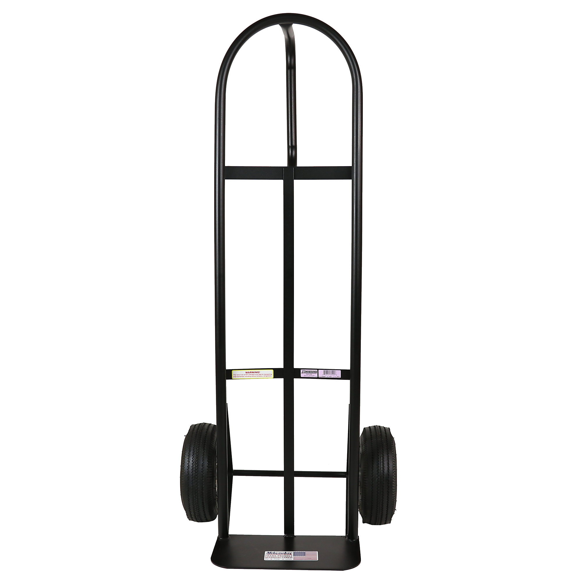 Milwaukee D-Handle Hand Truck — 10in. Pneumatic Tires, 800-Lb. Capacity, Steel Frame, Model# DC30019